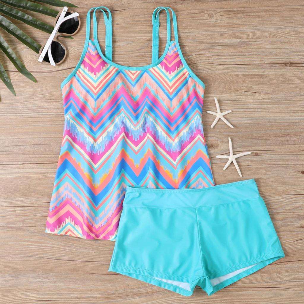 Женский сексуальный тонкий купальник с бретельками и разрезом на бретельках плюс размер купальника (Набор из двух частей)