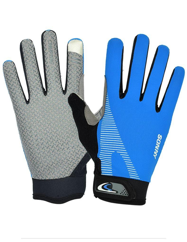 Унисекс Велосипедные и Рыболовные Силиконовые Перчатки без Пальцев – Нескользящие, Совместимые с Сенсорным Экраном, Защита от Солнца