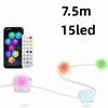 Водонепроницаемые RGB-гирлянды для внутреннего использования, умные гирлянды IP67, управление через приложение, Bluetooth, уличные гирлянды, декор для вечеринок