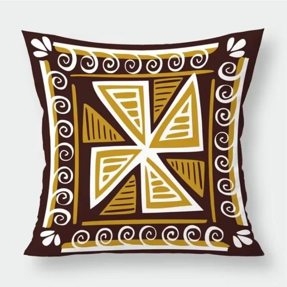 Bohemian Abstract Geometric Floral Cushion Cover Home Sofa Garden Chair Pillow Moroccan Vintage Throw