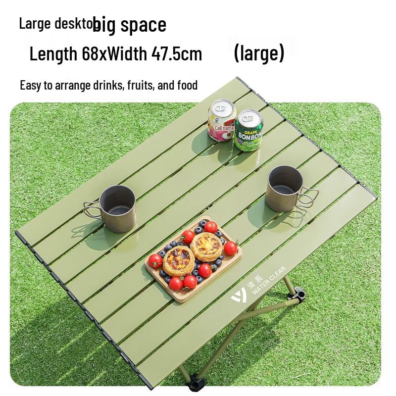 SERIES CLEAR Outdoor Portable Folding Camping Table