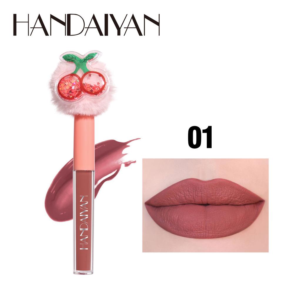 HANDAIYAN Stek Gjin Beker Lip Glaze Velvet Filvet Mist Матовая помада Reade Fruit Plusplus HEAD Gloss