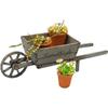 Kobaani Model Studio 1/24 Sweet Style Series Wooden Wheelbarrow and Flower Pot Assembly Kit SS-020