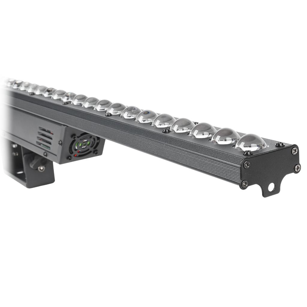 Light4Me Led Wall 363 Listwa Oświetleniowa Dmx Dekoracja Światłem 36X3W Rgb Smd 3535 Wypukłe Soczewki Uchwyt Montażowy