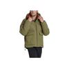 Adidas Solid Color Zip Hooded Down Jacket Men Outerwear Green HN9931