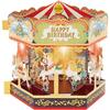 Sanrio Birthday Card Melody Card Merry-Go-Round JPME30-2 P 130 Standard