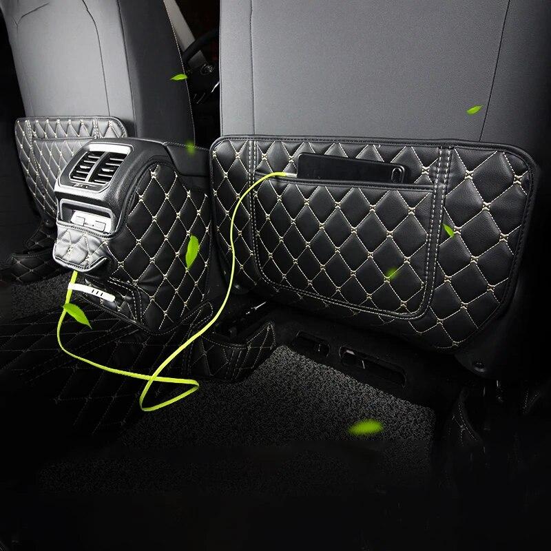 Спинка автомобильного сиденья, защита от ударов, чистый коврик, антигрязный коврик для Volkswagen VW Tiguan MK2 2016 2017 2018 2022 2023