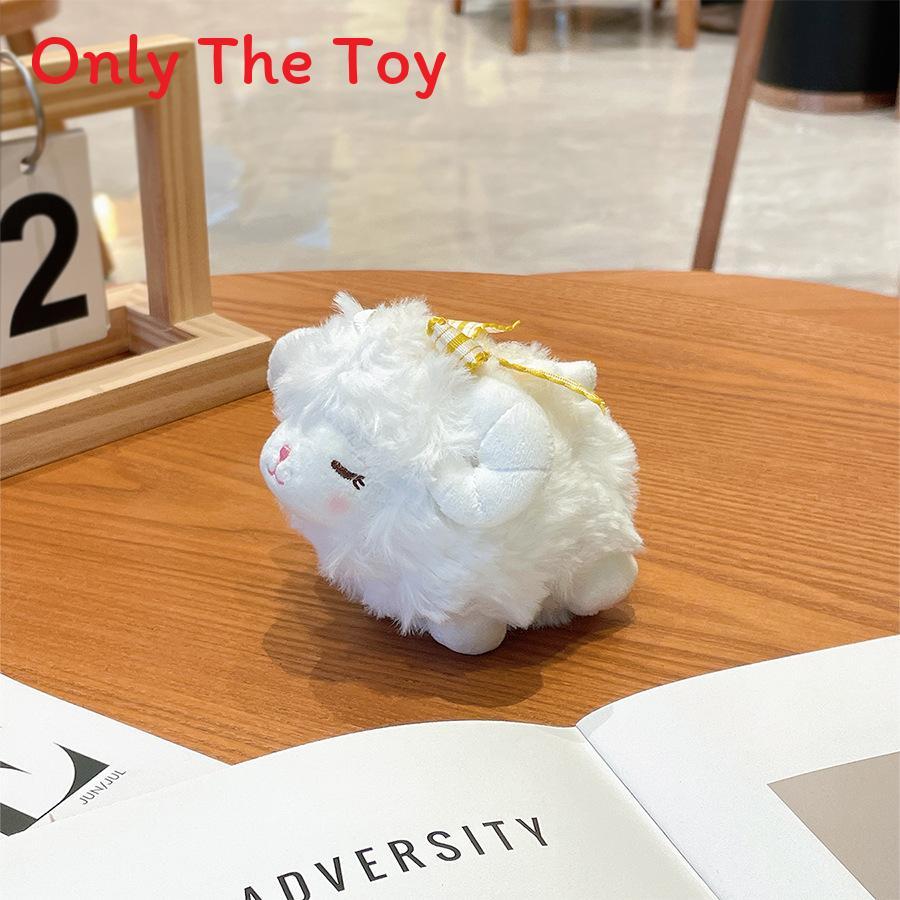 Cartoon Style Sheep Plush Key Holder With Pp Cotton Filling For Daily Use
