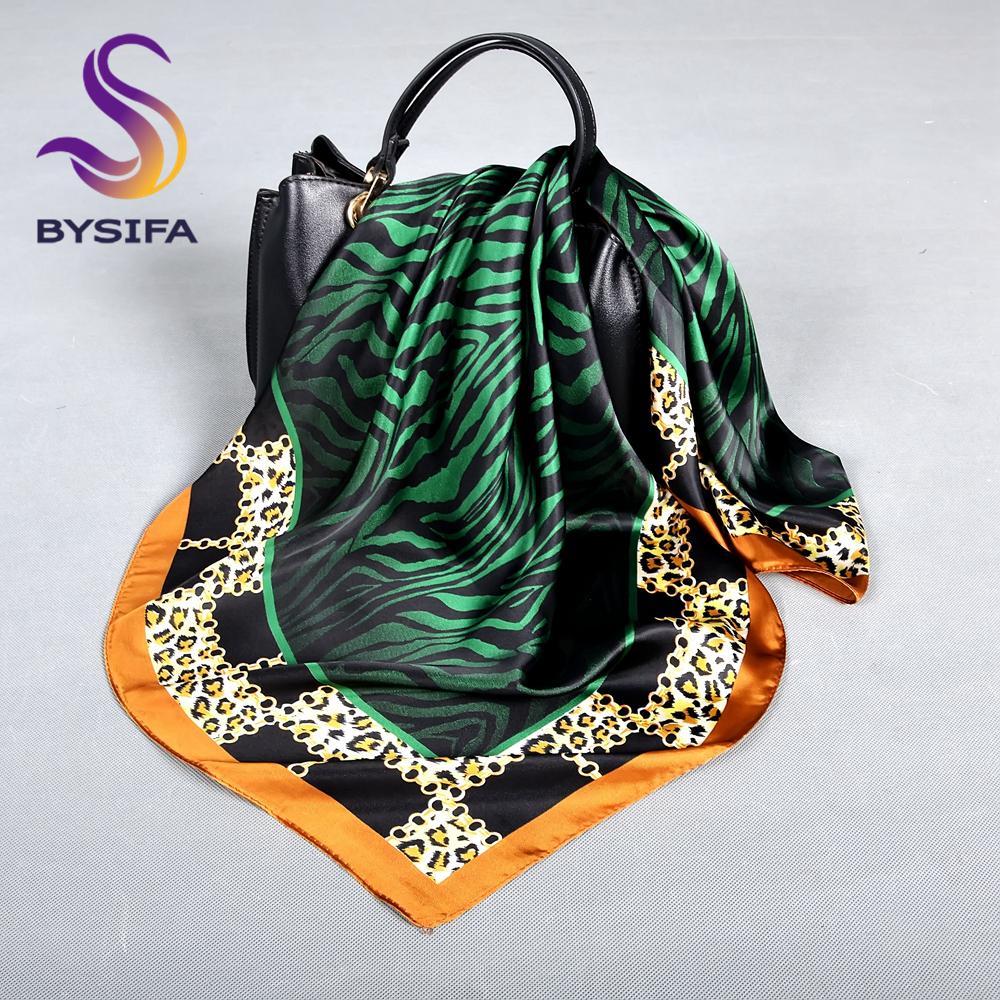 BYSIFA Мужской Женский Черный Бежевый Шелковый Шарф Накидка Фуляр Мода Зимние Шарфы Аксессуары Весна Осень Бренд Квадратные Шарфы Хиджабы