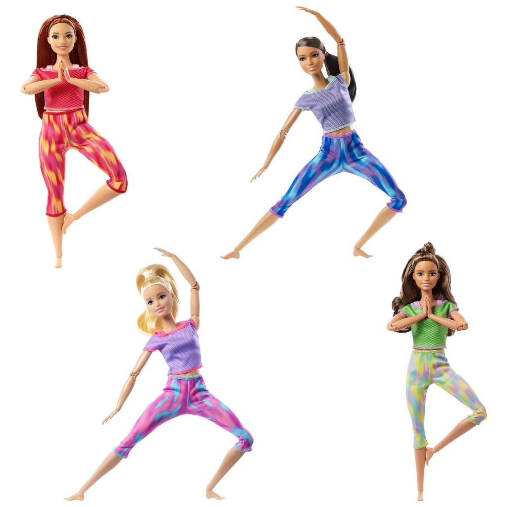 Barbie Cute Purple Pink 3 and GXF04 Pose! [Dress-Up Doll] [Ages Up] [Bendable Joints]