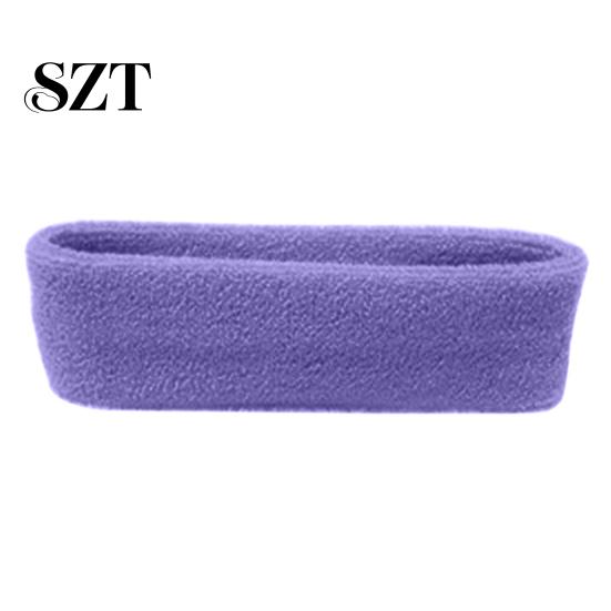 Workout Sweatband Headband Elastic Absorbent Fabric Unisex Hairband Sport for Exercise