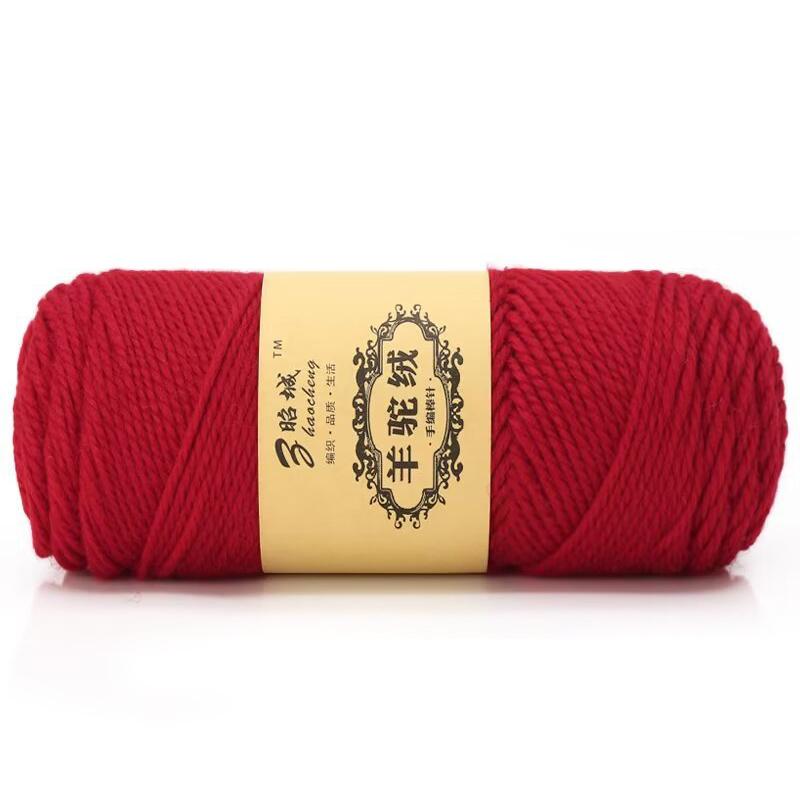 100 г/моток Мягкая и прочная камвольная пряжа ручной работы для вязания одеяла, свитера, шарфа