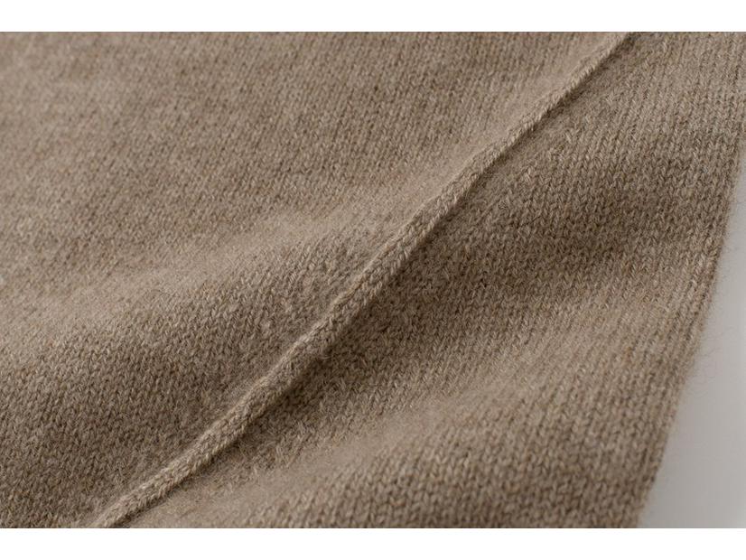 100% Pure Cashmere Women's Sleeveless V-Neck Cardigan, Inner Mongolia Wool Knit Vest