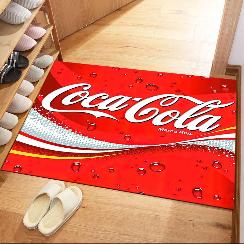 Квадратные коврики Coca-cola Classic с крышками — отличный выбор для гостиных, спален, домашнего декора и в качестве подарков.
