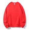 JR Zhenweisi Men's Purple Round Neck Long Sleeve Sweatshirt: Early Autumn Cotton-Feel, Loose Fit, Unisex Style