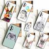 Милый чехол-кролик для Samsung Galaxy A15 A25 A35 A55 A51 A71 A12 A32 A52 A13 A33 A53 A14 A34 A54