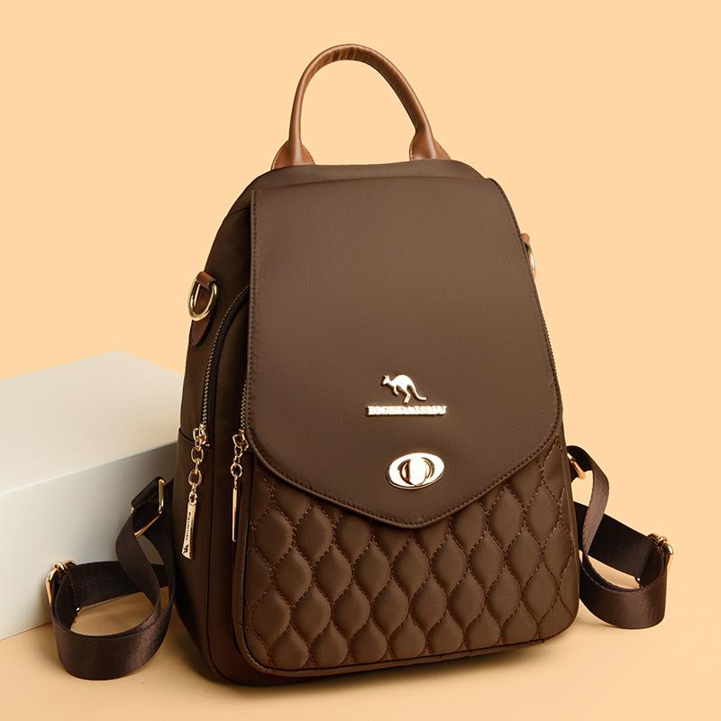 Женский многофункциональный маленький рюкзак, ромбовидный рюкзак, школьный рюкзак для пригородных поездок