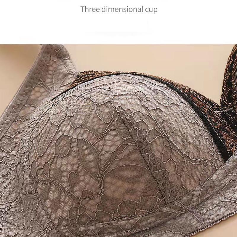 Женский бесшовный бюстгальтер без косточек, бюстгальтеры пуш-ап, сексуальное женское белье, кружевное нижнее белье с цветочным принтом