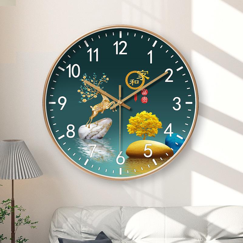 8-дюймовые 20 см настенные часы для дома в стиле легкой роскоши и высокого класса, для гостиной, спальни, бесшумные