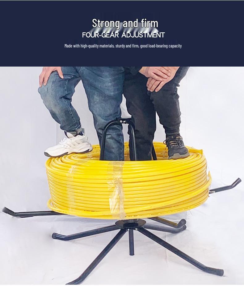 Geothermal Floor Heating Pipe Laying Bracket and Water Manifold Coil Winder