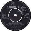 7-дюймовая пластинка BIG BEN BANJO BAND Brotherhood Of Man DB7004 Columbia 1963 Великобритания Саундтреки Мюзиклы Б/у