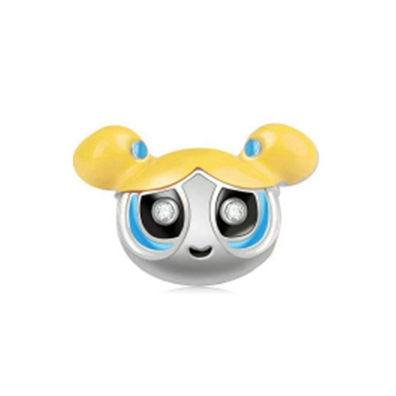 Покрытый медью кубический цирконий Herocross мультяшный кролик шарм семья мать бусины стопор подходит для оригинального европейского браслета ювелирные изделия