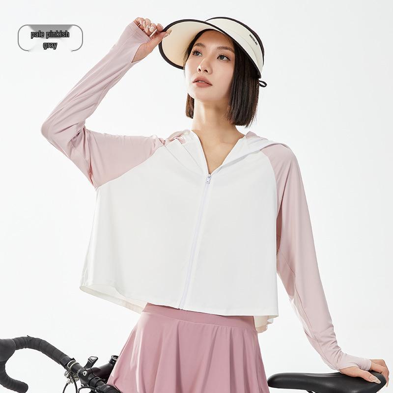 Женское пончо с защитой от солнца UPF 50+ - Дышащее, Черный козырек для защиты от УФ-лучей