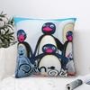 Чехлы для подушек с пингвинами из мультфильма Pingus, Мерч, Наволочка с принтом, Чехол для декоративной подушки, Домашний декор, На молнии, Разные размеры