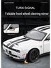 Цзяе 1:22 Dodge Hellcat Demon Eye Модель легкосплавного автомобиля со звуком, светом и инерционными амортизаторами на всех четырех колесах