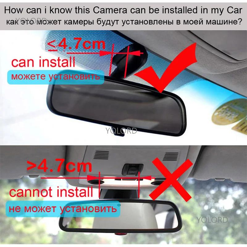 Двойной передний видеорегистратор ACC 1080P WIFI CAR DVR Скрытый видеорегистратор для Android-мультимедийного проигрывателя с большим экраном навигации