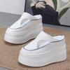 Fashion 7CM 11CM Platform Sneakers for Women Slip On Platform Slippers Flip Flop Women Casual Shoes Wedge Heel Women Summer Shoes