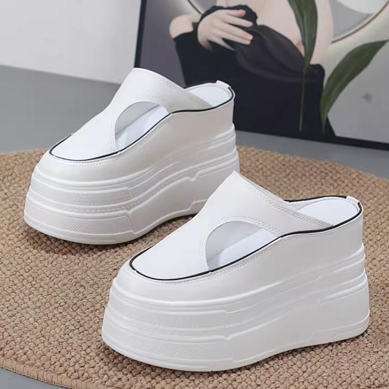 Fashion 7CM 11CM Platform Sneakers for Women Slip On Platform Slippers Flip Flop Women Casual Shoes Wedge Heel Women Summer Shoes