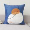 Nordic Modern Minimalist Living Room Sofa Pillow Cushion Office Waist Support Cotton and Linen Pillow Case Square Pillow Case