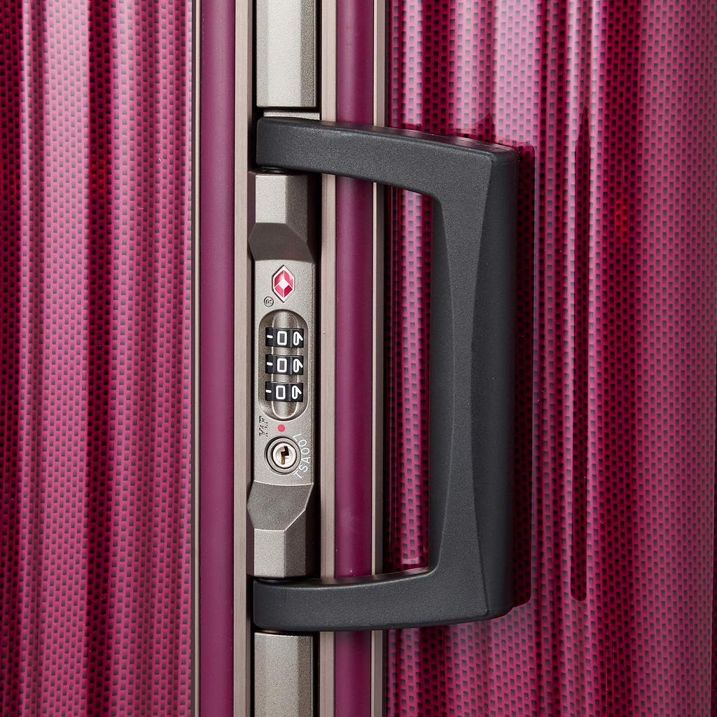 Suitcase Hard Carry 32L 54 cm Carbon Wine [A.L.I.] Carry-On 3.3kg