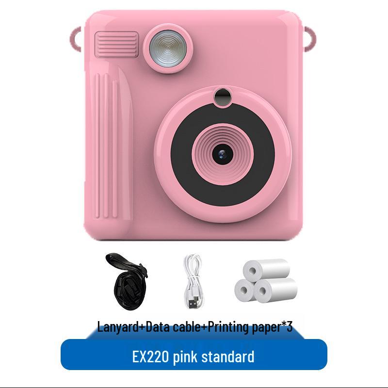 Двухобъективная детская камера моментальной печати - Ручная зеркальная игрушка для фотосъемки на открытом воздухе