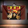 Rock Music Flag 3x5ft For Rem Fans Banner Hd Print Brass Grommet Garage Bedroom Living Room Dorm Wall Decor Tapestry