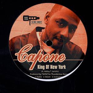 12-дюймовая пластинка CAPONE King Of New York SSR1029 Sure Shot Recor 2006 US Rap HipHopRB Б/у