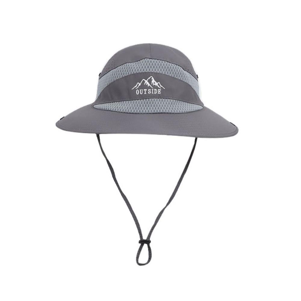 Quick-dry Folding Bucket Hat Nylon Sun Hat Casual Hiking Cap Travel