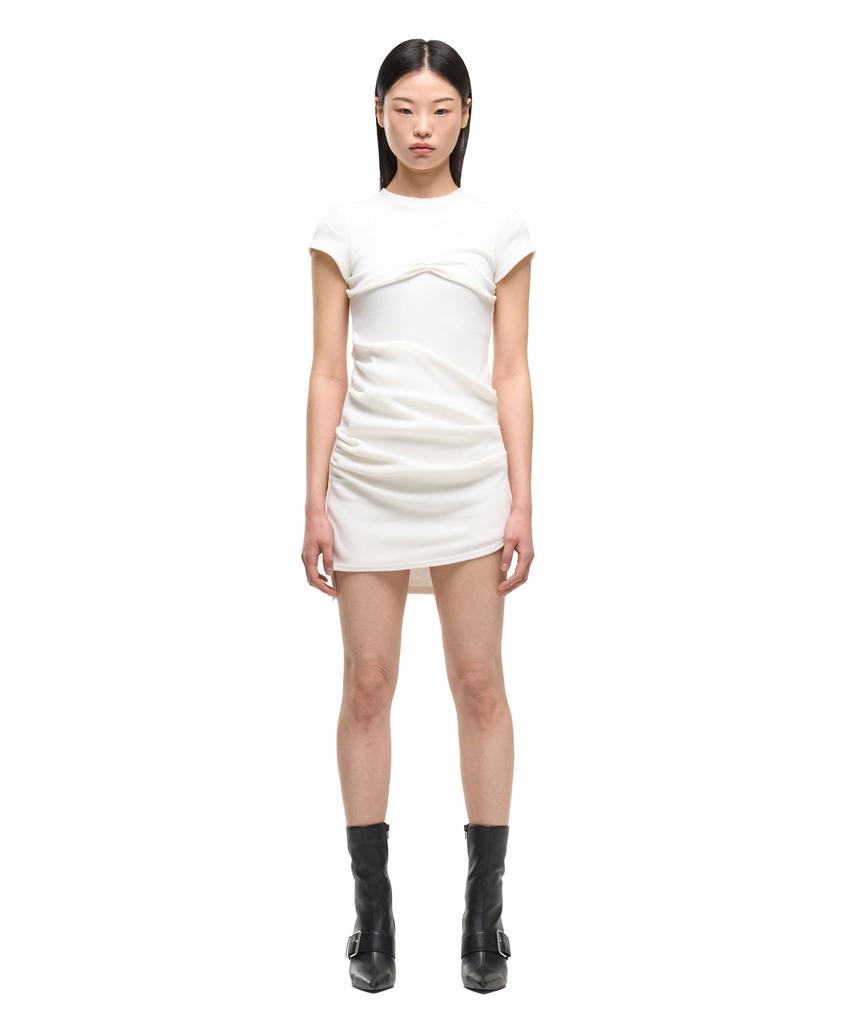 Girls Girls Unbal Mini Dress - White