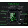 Extractme Tire Pressure Monitoring System Colorful Display Wireless TPMS Motorcycle Solar Charge Tyre Temperature Alarm Sensor
