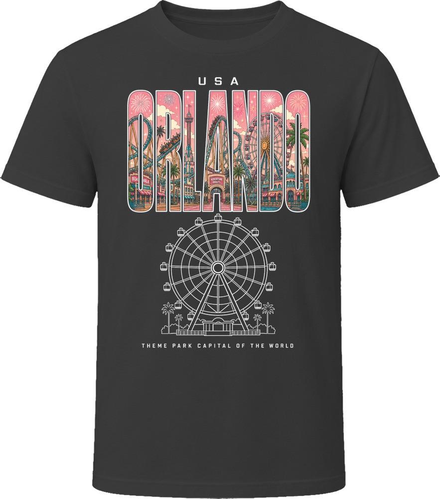 Orlando USA Theme Park Capital of the World T Shirt