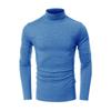 Autumn and Winter High-neck Men's Bottom Shirt Long-sleeved T-shirt Solid Color