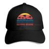 Бейсболка California Surf Session для женщин унисекс, регулируемая классическая винтажная хлопковая джинсовая кепка дальнобойщика для активного отдыха