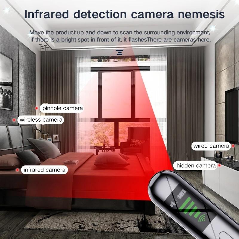 T88 Детектор GPS-трекера против определения местоположения, Поисковик, Детектор скрытых камер против шпионажа, Лазерный инфракрасный сканер, Устройство для обнаружения беспроводных сигналов