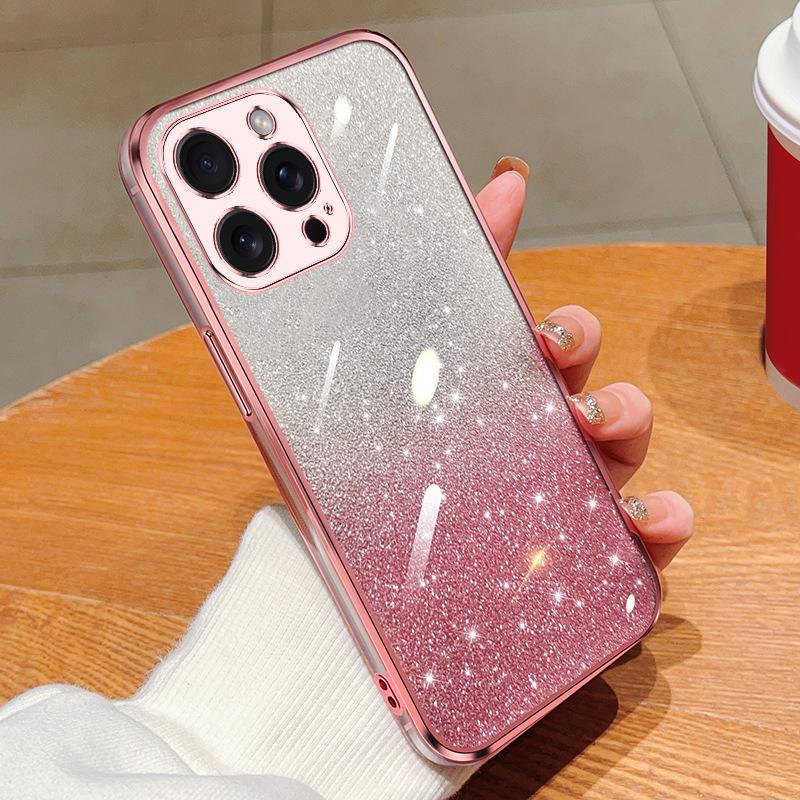 Подходит для чехла мобильного телефона Samsung S26U новый защитный чехол S24FE S25 силиконовый 17A34A56 гальваническое покрытие градиентный блеск