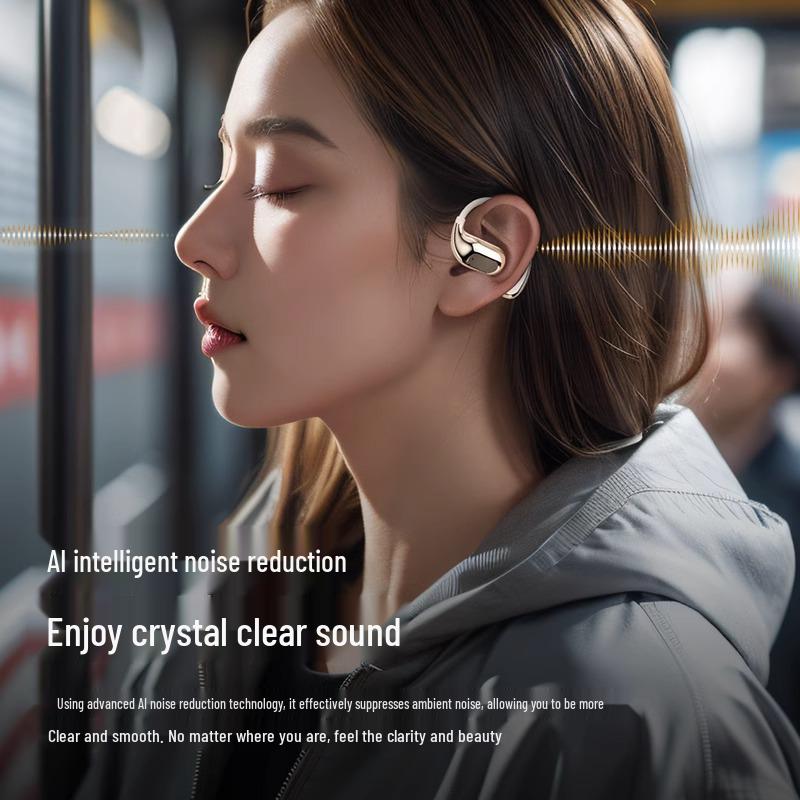 2025 Открытые Bluetooth 5.4 Наушники: Беспроводные с ультрадолгим временем работы от аккумулятора для игр и спорта