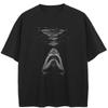 Streetwear Shark Graphic Black T-Shirt Cotton Unisex Tops Tees Summer Short Sleeves T Shirt