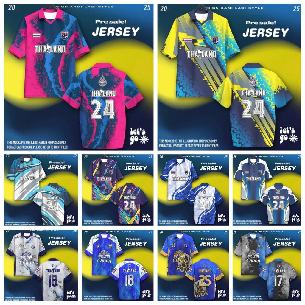 ТАИЛАНД Футбол Футбол Поло Винтажная Футболка Национальный Флаг Логотип Слона Значок Унисекс Мужчины Женщины ДЖЕРСИ Принт Быстросохнущая С Коротким Рукавом Форма