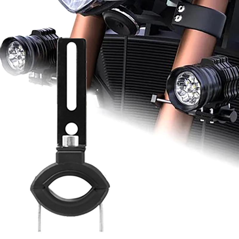 Motorcycle LED Headlight Bar Bracket Spotlight Mount Bracket Adjustable Fog Light Auxiliary Lamp Bumper Clamps Holder Motorcycle Accessories