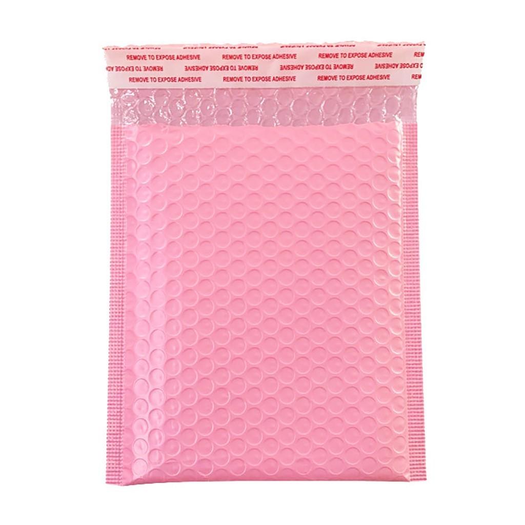 10Pcs Bubble Mailers Padded Envelopes Lined Poly Mailer Self Seal Pink